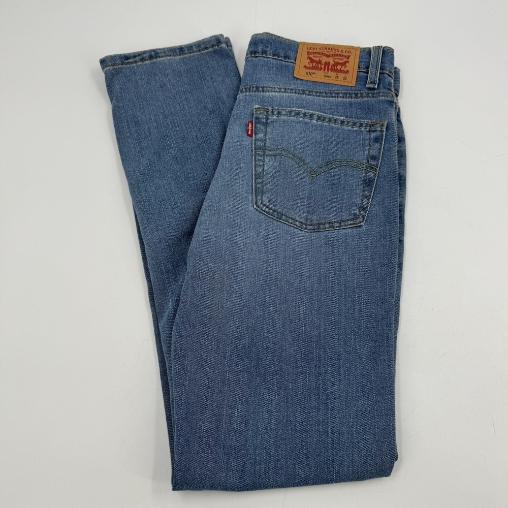 Levi's Boys' 510 Skinny Fit Performance Jeans Blue Size 16 28‎ x 30
